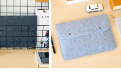 Wool Felt Laptop Bags Sleeve Cover 11" 13 15.6 inch For Macbook Air Pro Case For Notebook With Mousepad Or Power Mini-Pack Gift