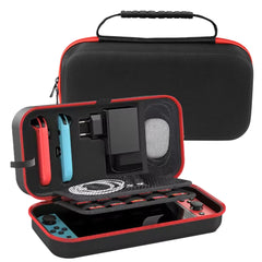 Large Storage Bag for Switch & OLED Portable Carrying Protective Case with 20 Game Slots Travel Bag for Joypad NS Accessories