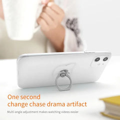 Universal Stent Mobile Phone Holder Stand Finger Ring Magnetic For Cute Cell Smart Phone Transparent Holder for iPhone Samsung