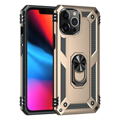 Shockproof Armor Bumper Case For iPhone 15 16 14 13 12 11 Pro MAX Plus XR XS Max X 7 8 Finger Holder Magnetic Metal Ring Cover