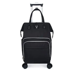 Women hand Carry On hand luggage Trolley Bags Expansion Spinner Suitcase Bag Cabin Size 20" Women travel Trolley Bags On Wheels