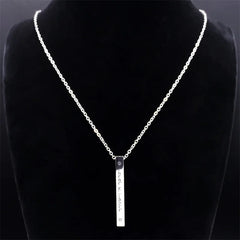 Hip Hop Jewish Hexagram Long Necklaces Stainless Steel David Star Israel Mezuzah Necklace Sweater Neck Chain Jewelry Gifts NA193