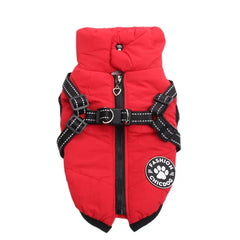 Dogs and Cats Coat Jacket Pet Vest Dog Pet Harness Zipper Design Puppy Warm Hoodies Pet Shop Pet Clothing