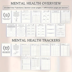 Self Care Journal To Practice Positive Thinking ADHD Planner With Mood Tracker Mental Health Journal Anxiety & Guided Journal