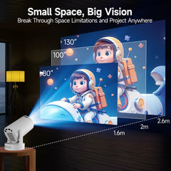 Magcubic Projector HY300 PRO + 8K Android 14 Dual Wifi6 Allwinner H726 BT5.4 1080P 1280*720P Home Cinema Outdoor Projetor