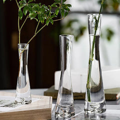 Transparent Glass Flower Vase Small Vase Hydroponics Flower Terrarium Luxury Room Table Home Decor Wedding Decoration