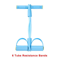 4-Level Resistance Band Tensioner with Non-Slip Handles - Home Fitness Equipment for Abdominal Muscle Training Yoga Abdominal