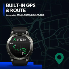 New Zeblaze Stratos 3 PRO GPS Smart Watch 1.43” HD AMOLED Display Built-in GPS Bluetooth Phone Calls Sports Smartwatch for Men