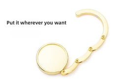 Fashion Bag Holder Handbag Hanger Folding Hook Holder Portable Key Rack Table Hook Hardware Travel Outdoor Storage Hanger