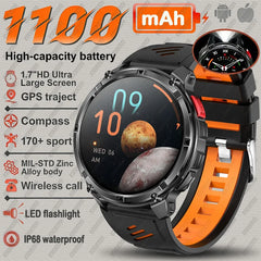 New T-Rex3 Ultra 1100mAh Battery Smart Watch GPS Track Compass IP69K Waterproof Sports tracker Outdoors Military Smartwatches