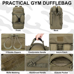 30L 45L 80L Large Duffle Bag Tactical Backpack Outdoor Camping Bags Molle Men Backpacks Travel Bag for Hiking