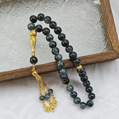 10mm 33PCS Glass Tasbih Islamic Prayer Beads Bracelet for Women