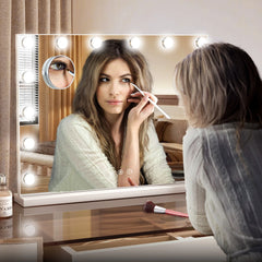 UK Hollywood Mirror Vanity Make Up Mirror with Lights LED Dressing Table Mirror
