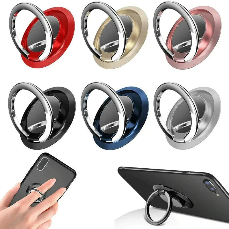 360° Rotating Finger Ring Phone Holder & Magnetic Mount