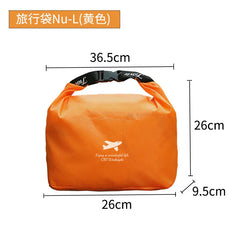 Foldable Waterproof Dry Bag, Oxford Cloth Portable Storage Pouch for Camping, Hiking & Swimming