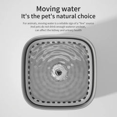 3L Large Capacity Canine Cat Dog Pet Circulating Filter Pet Fountain Feeder Automatic Water Dispenser with USB Port for Pets