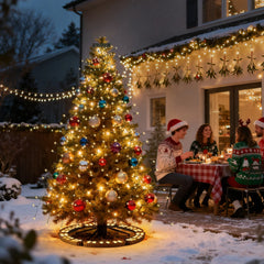 5Pcs LED Tree Hugging Lamp 85-265V Outdoor Christmas Tree Holding Lighting Lamp Waterproof IP65 Garden Park Courtyard Decor Lamp