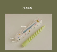 Ins Style Thin Spiral Long Rod Candle Scented Candle Aromatherapy Soy Wax Candles Wedding Birthday Candle Party Home Decoration