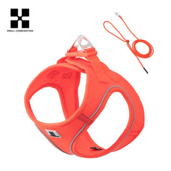 Dog Harness Leash Set for Small Medium Dog Adjustable Reflective Puppy Cat Harness pet Vest Chihuahua Dachshund Outdoor Walking Pet Shop