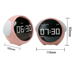 Child Alarm Clock Digital Emotion Table Clock WIth Light Living Room Bedroom Desktop Clock Cute Cartoon Alarm Clock for Kids