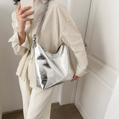 Luxury PU Leather Top Handle Tote Bag for Women