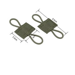 5/10 Pcs Antenna Binding Buckle Tactical Molle Sling Adapter Buckle Outdoor PTT Fixed Strap Hunting Backpack Vest Accessories