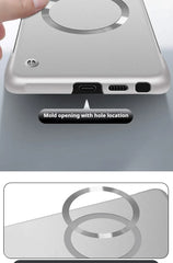 Thin Frameless Ultra Thin Magnetic Phone Case for Samsung Galaxy S25 Ultra S25 S24 S23 S22 Plus PC Hard Protective Cooling Cover