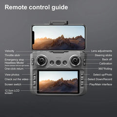 S156 Drone GPS 8K Professional HD 360° Dual Camera Screen Remote Control  Brushless Motors Obstacle Avoidance Quadcopter