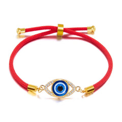 Turkish Evil Eye Bracelets For Women Men Handmade Braided Black Red Rope Lucky Bracelet Fashion Couple Friendship Jewelry Gifts