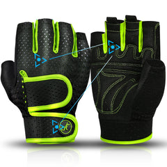 MOREOK Non-Slip Gym Gloves – 3mm Padded Weightlifting & Training