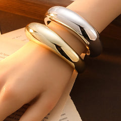 Exaggerated Irregular Cuff Bracelet – Hip Hop Rock Style