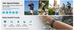 VALDUS Air Band Smart Bracelet Man Woman Heart Rate Blood Pressure Calorie HRV Waterproof Long Battery Life NFC Fitness Tracker