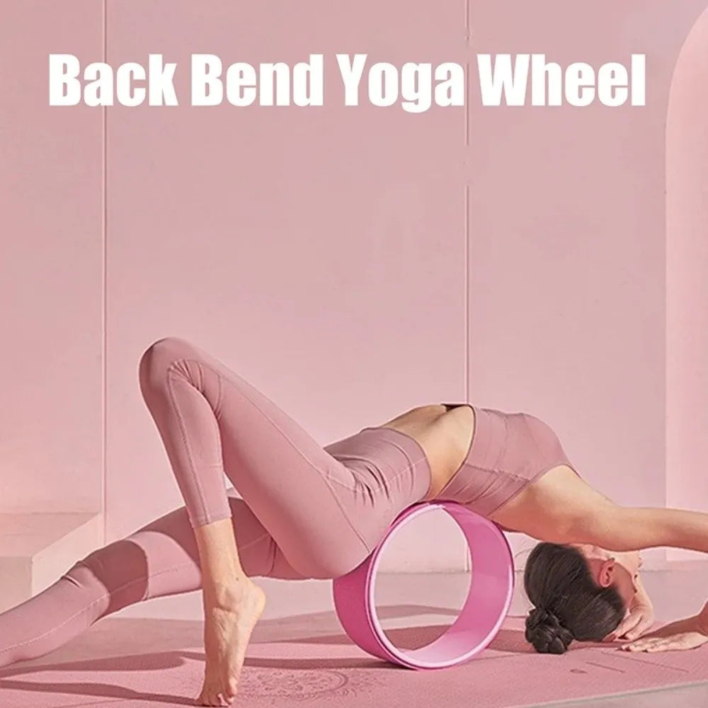 Multi-Functional Yoga Muscle Massage Wheel – Back & Waist Trainer