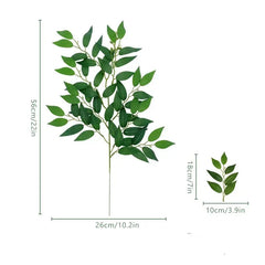 Fake Plant Home Living Room Decor Simulation Green Eucalyptus Leaves Jungle Arrangement Flower Arrangement Accessories
