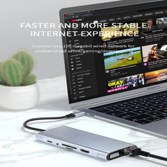 Basix Type-C Hub to HDMI Adapter USB C Hub 4K Thunderbolt 3 TF SD Reader Slot PD For MacBook Air Pro M2 M1 Chip Dock Station