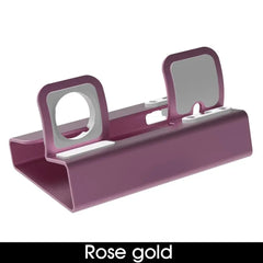 Aluminum 3 in 1 Charging Stand for iPhone 16 15 14 13 12 Pro 11 XR 8 Apple Watch Airpods Charger Dock Station Holder For iWatch