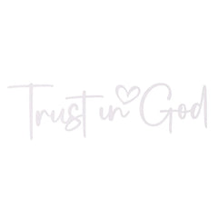 Trust In God Mirror Decal, Car Decals For Women, Faith Mirror Decal, Cute Vinyl Decal, Christian Car Mirror Decal, Religious Car