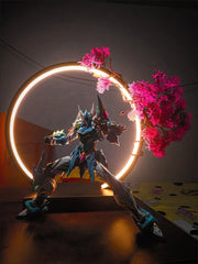LED Light Ring Ornament Chinese-style Photography-specific Ambient Light Display Stand Creative Desktop Home Decoration Ornament