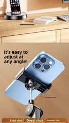 1Pc Mobile Phone Holder,special Bracket for Overhead Shooting,desktop Live Shooting, Food Recording Video,unpacking Vlog Bracket