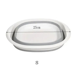 1pc Collapsible Foot Bath Basin For Soaking Feet Thickened PlasticBucket Ultifunction Collapsible Feet Soak Tub Foldable Laundry
