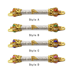 Door Mezuzah Metal Case Mezuza Hannukah Decoration Gifts Home Retro Alloy