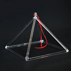 Clear Crystal Singing Pyramid Professional Quartz Tower Singing Bowl Yoga Meditation Sound Healing Percussion Instruments Gifts