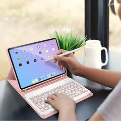 For iPad 5th Gen 2017 6th Gen 2018 9.7 Inch Case, Bluetooth keyboard case for iPad Air 1 Air 2 Pro 9.7 Inch keyboard Cover Funda