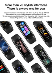 AMOLED Smartwatch Body Temperature Monitor Fitness Clock Sports 3ATM Waterproof Men Smart Watch Band for Women IOS Android 2026