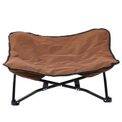 Pet Shop Detachable And Washable Pet Bed, Dog Iron Frame Bed, All-Season Camping Portable Folding Dog Kennel