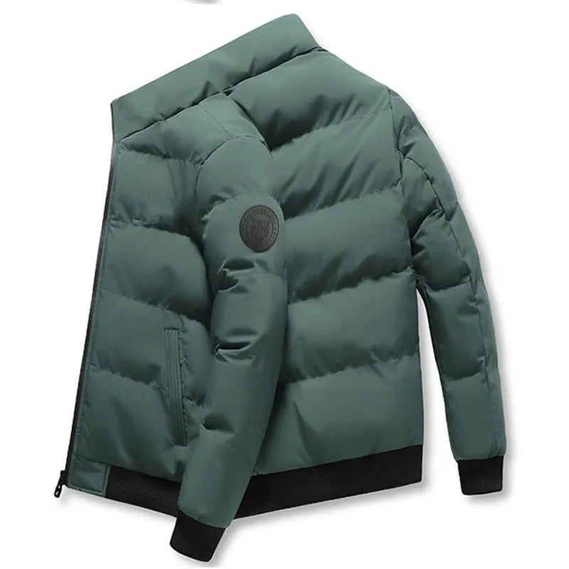 Men’s Lightweight Down Jacket – Warm Winter Windbreaker Coat