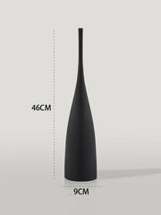 Minimalist Handmade Art Zen Vase Ceramic Decoration Living Room Model Home Decoration Black and White Art Vase Hand Drawing Home Decor