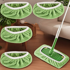4 Reusable Mop Pads with High Water Absorption and Ultra-fine Fiber Cleaning Pads That Can Firmly Adhere To Most Standard Mops Kitchen Tools, Kitchen Cleaning