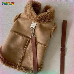 Dog Cute Vest Clothes Jacket Accessories Small Dog Luxury Autumn  Winter Medium Dress Soft Pet Clothing Designer Coat Home