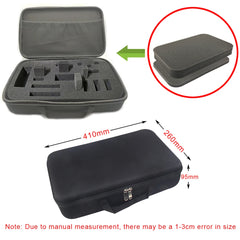 Eva Storage Bag Tool Case Waterproof Oxford Cloth Zipper Bag Shockproof Sponge Box Fishing Gear Organizer Carring Pouch Camera